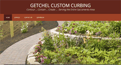 Desktop Screenshot of getchelcustomcurbing.com
